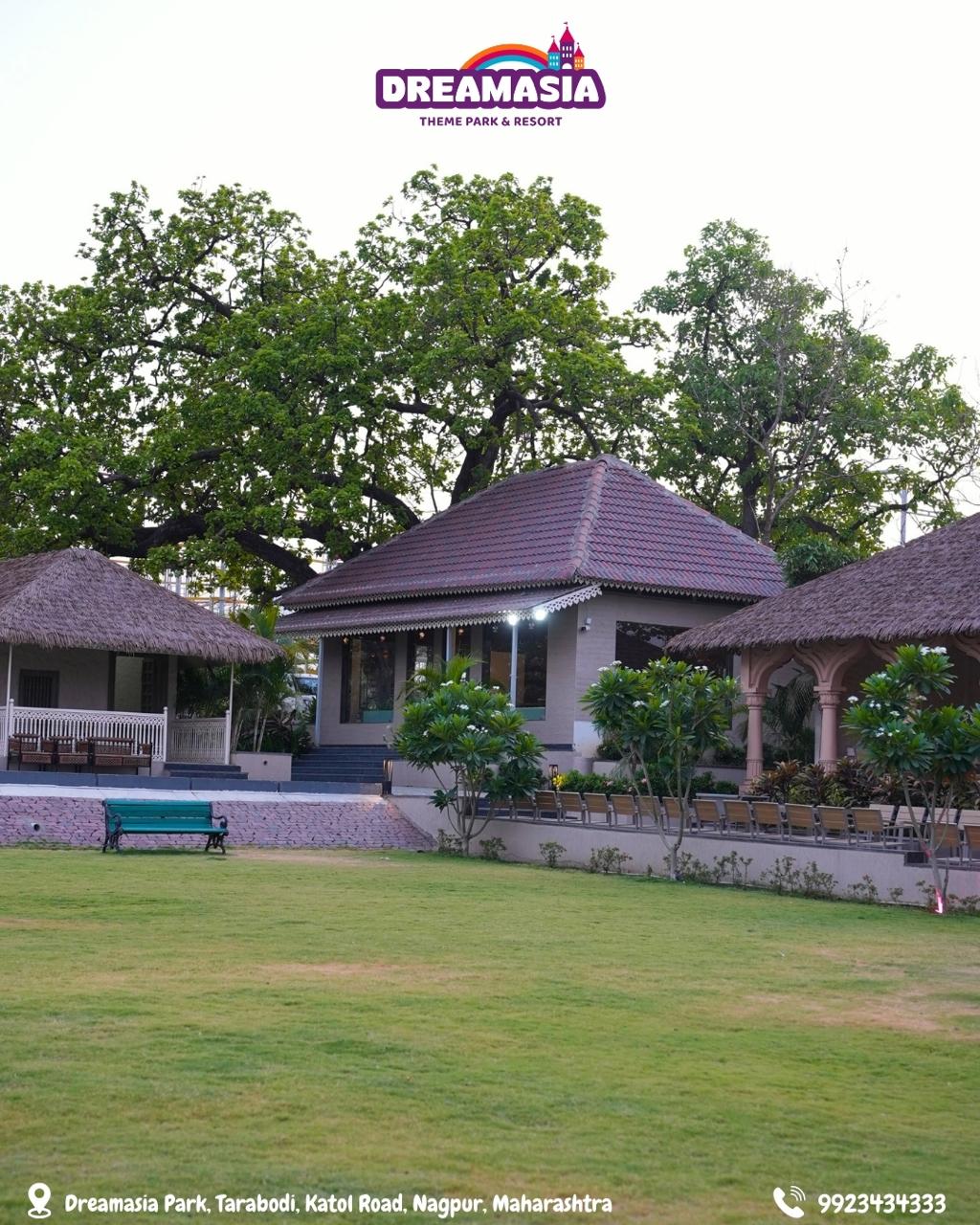 Resort grounds and landscaping